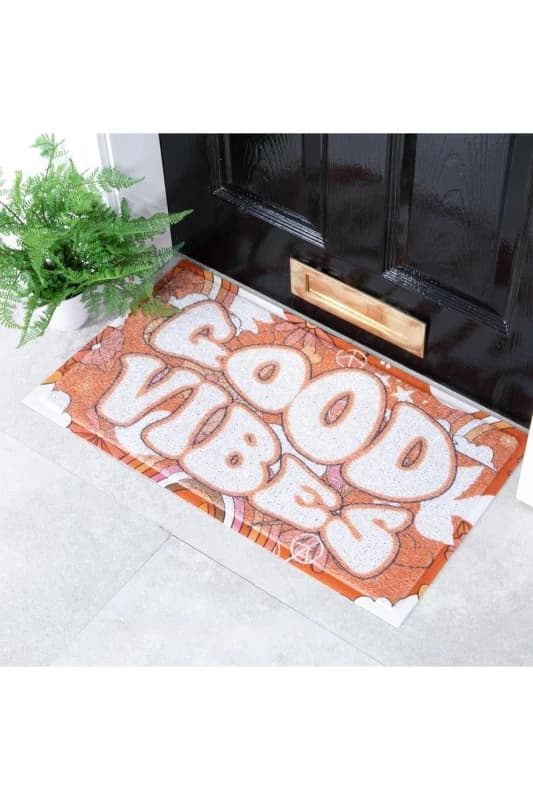 Native Natural Good Vibes Doormat (70 X 40Cm)