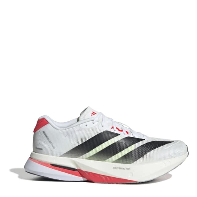 adidas Adizero Boston 13 Road Running Shoes Womens Fast Neutral Road Running Shoes 4 (36.7) White 21080627240