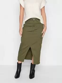 PixieGirl Petite Utility Skirt, Green, Size 12, Women