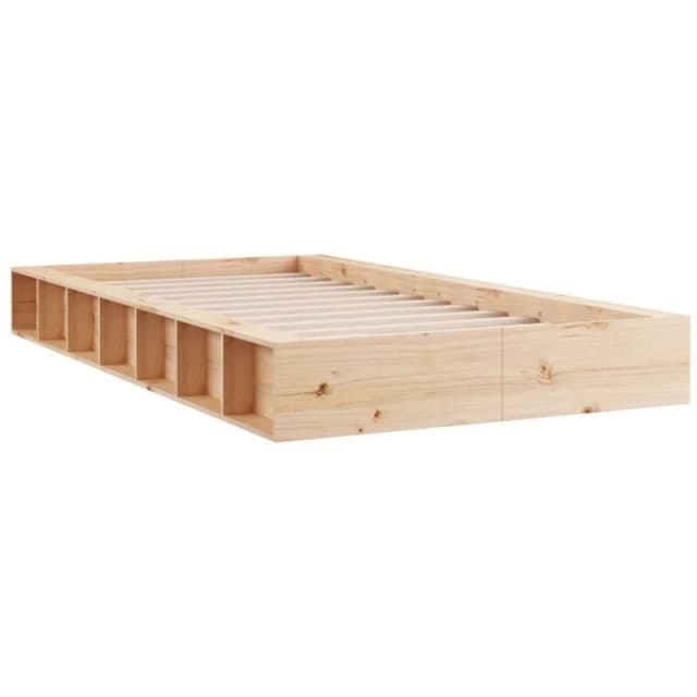 VIDAXL Bed Frame without Mattress 100x200cm Solid Wood Vidaxl 8720287135746
