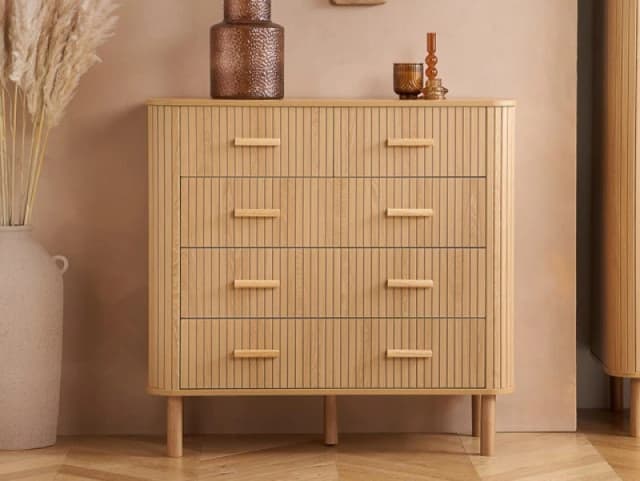 Birlea Axel Oak 32 Drawer Chest of Drawers