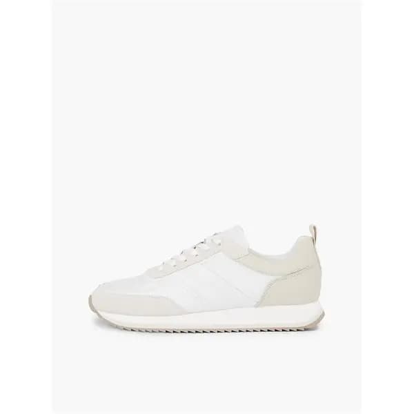 Calvin Klein Low Top Lace Up Repr - White 10