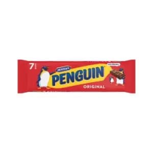 McVities Penguin Milk Chocolate Biscuit Bars Pack of 7 44541