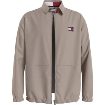 Tommy Jeans Casual Cotton Jacket - Soft Beige ABN