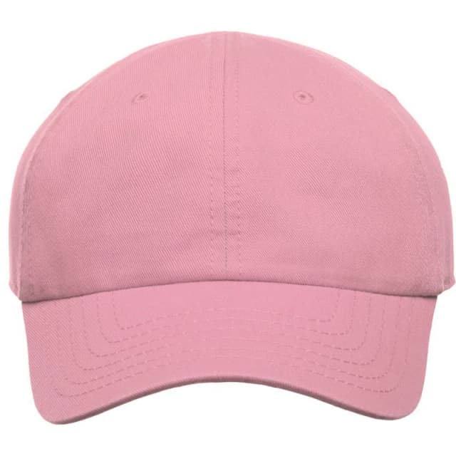 Atlantis Fraser 6 Panel Cotton Baseball Cap in Pink Pink Unisex One Size