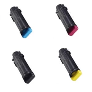 Dell 593BBR Original Extra High Capacity Black & Colour Toner Cartridge 4 Pack