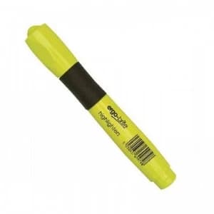 Ergo-Brite Ergonomic Highlighter Pen Yellow (Pack of 10) JN69979