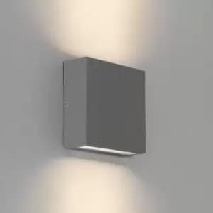 Elis LED Outdoor Wall Light Textured Grey IP54