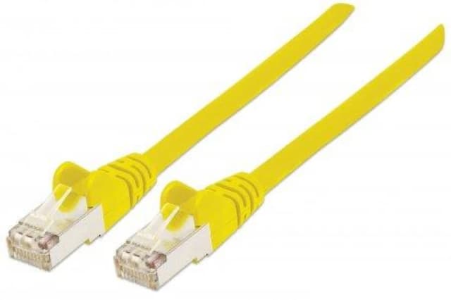 Intellinet Network Patch Cable. Cat5e. 10m. Yellow. CCA. SF/UTP. PVC.