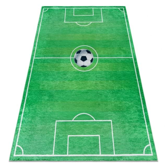 RugsX Bambino 9731 Washing Carpet Pitch, Football For Children Anti Slip - Green 120X170 Cm