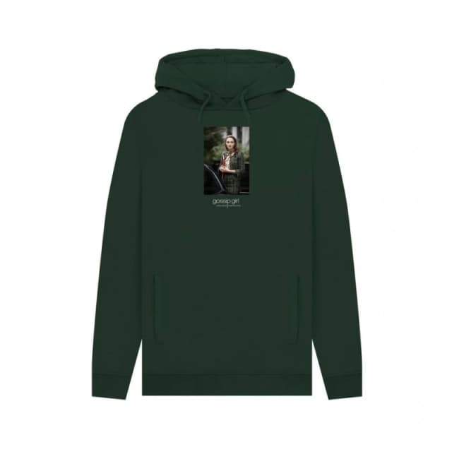 Gossip Girl Mens Blair Waldorf Graphic Hoodie in Bottle Green Size: Small Bottle Green Male S