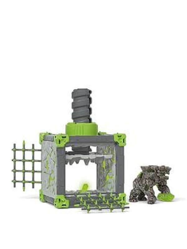 SCHLEICH ELDRADOR Creatures BattleCave Steinschlager 42734 Set aus ELDRADOR Battle Cave mit Monster Schraubwand Gitter & Kristall Cave zur Are