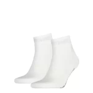Levis Mid Cut 2 Pack Socks Mens - White