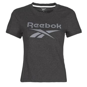 Reebok Classic TE TEXTURE LOGO TEE womens T shirt in Black - Sizes S,L,XS