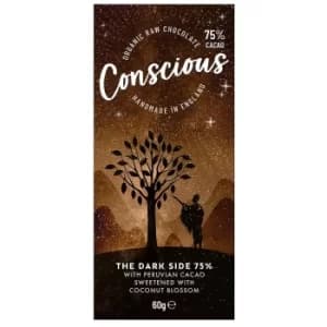 Conscious Chocolate Dark Side 75% 60g
