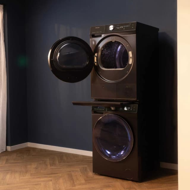 Hisense 7S/5S/3S Series Washing Machine and Tumble Dryer Stacking Kit, Black