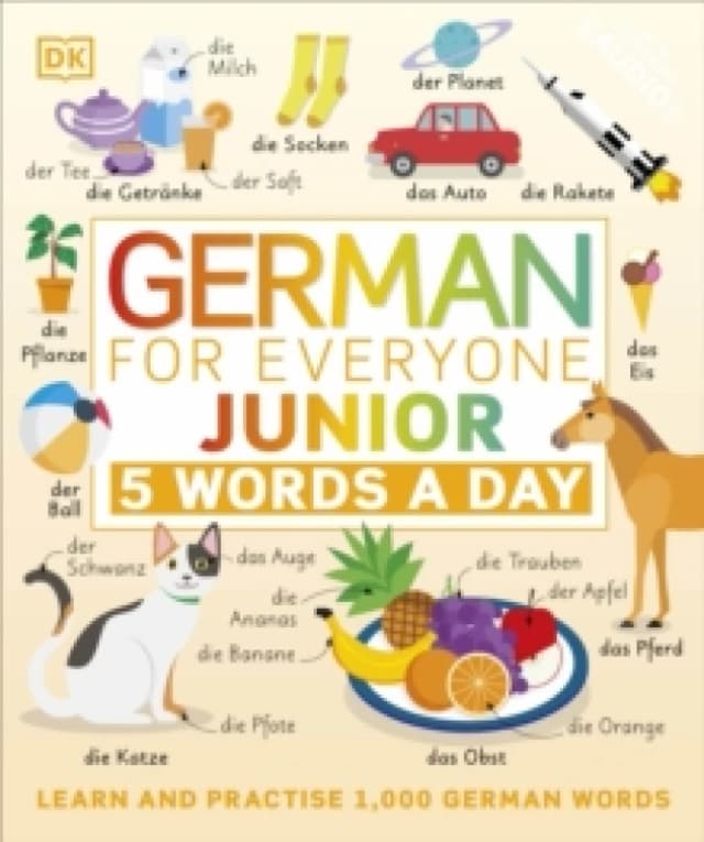 DK German for Everyone Junior 5 Words a Day Book Multi unisex