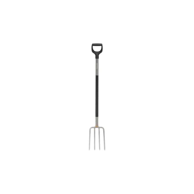 Fiskars Ergonomic Garden Fork Grey in Black Unisex