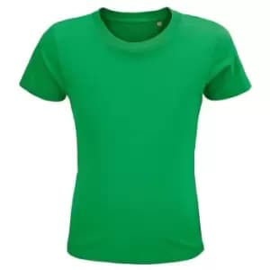 SOLS Childrens/Kids Crusader Organic T-Shirt (12 Years) (Kelly Green)
