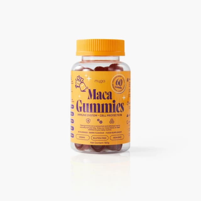Myga Maca Gummies 60 Gummies Yellow unisex One Size