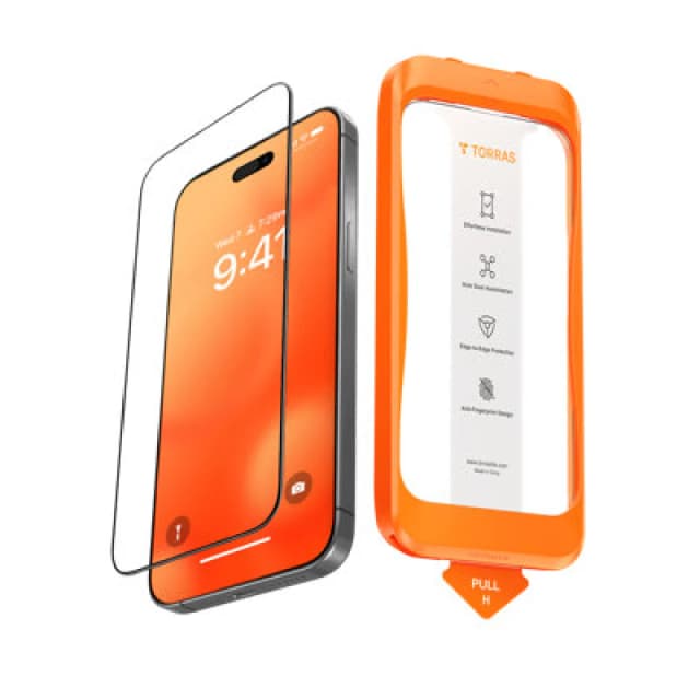 Torras Install Master Screen Protector iPhone 16 Pro