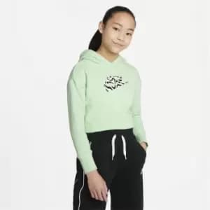 Nike Sportswear Cropped Electric Hoodie - Green