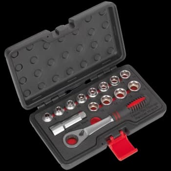Sealey 13 Piece 3/4" Drive Shallow Profile Socket Set 3/4"