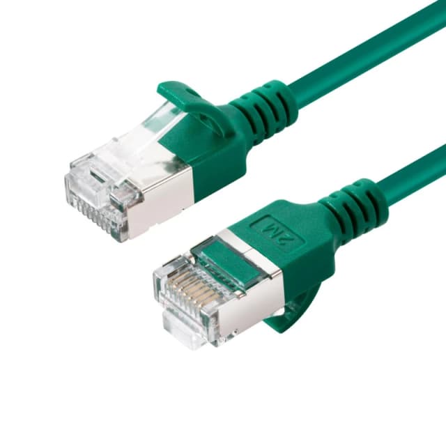Microconnect V-FTP6A0025G-SLIM networking cable Green 0.25 m Cat6a U/F