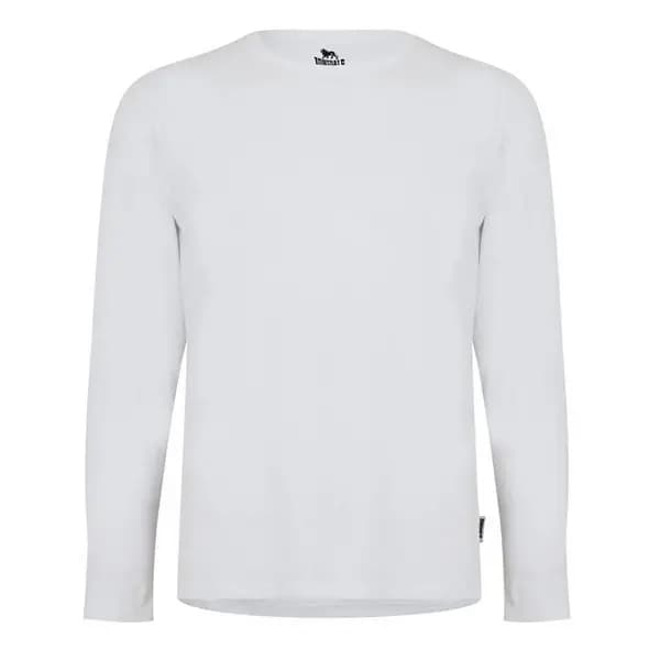 Lonsdale Long Sleeve T Shirt Mens - White XS