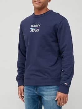Tommy Jeans Essential Jersey Sweatshirt - Navy