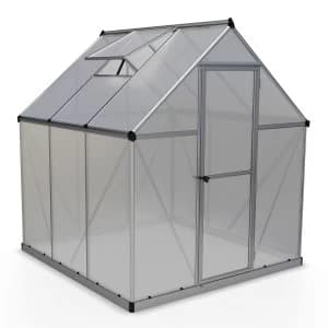 Palram Mythos Greenhouse 6 x 6 - Silver