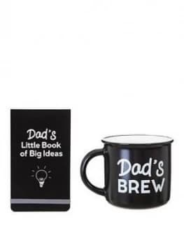 Sass & Belle Dad'S Big Ideas Flip Notebook And Mug