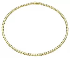 Swarovski 5661191 Matrix Tennis Necklace Gold-Tone Plated Jewellery