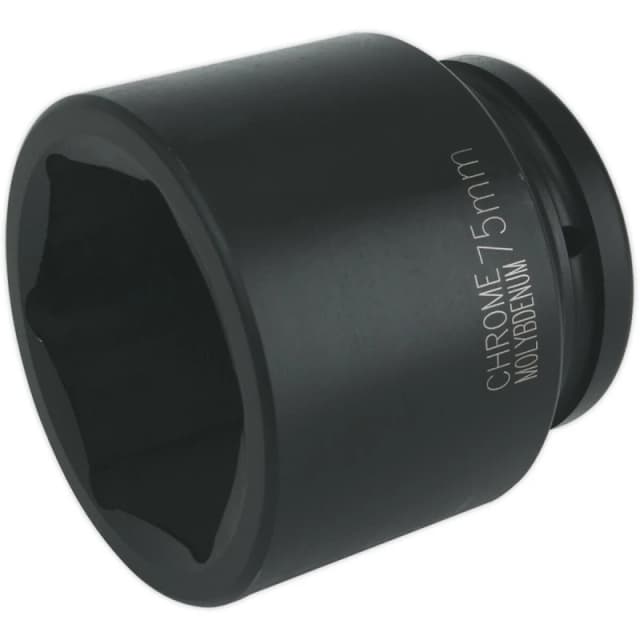 Loops 75mm Forged Impact Socket - 1" Sq Drive - Chromoly Impact Wrench Socket Multi