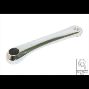 ETC Cotterless Alloy Left Hand Crank Shimano Silver 170mm
