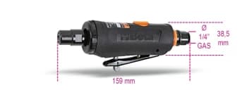 Beta Tools 1933 Air Die Grinder 25000rpm Chuck Ø 3/6mm 6.2bar 200W 019330001