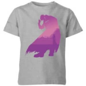 Nintendo The Legend Of Zelda Pink Ganondorf Silhouette Kid's T-Shirt - Grey - 9-10 Years