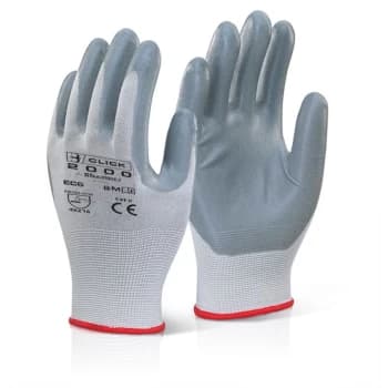 Nitrile Foam Poly Glove - Size 7/Small
