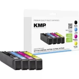 KMP Ink set replaced HP 913A Compatible Set CMYK H164V 1750,4005