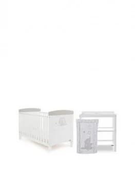 Disney Baby Obaby Dumbo 2 Piece Nursery Furniture Set - Little One, Grey