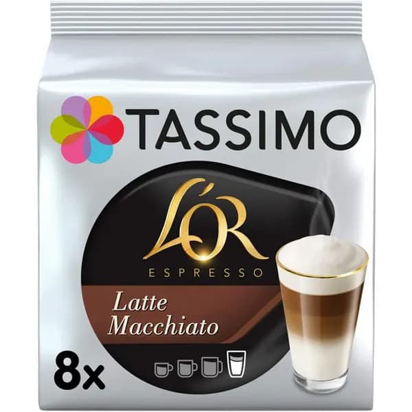 Tassimo L'OR Latte Macchiato Coffee 8 Packs