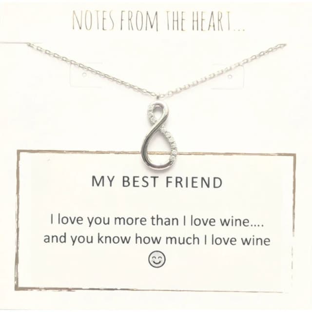 Notes From The Heart From the Heart My Best Friend Silver unisex one size