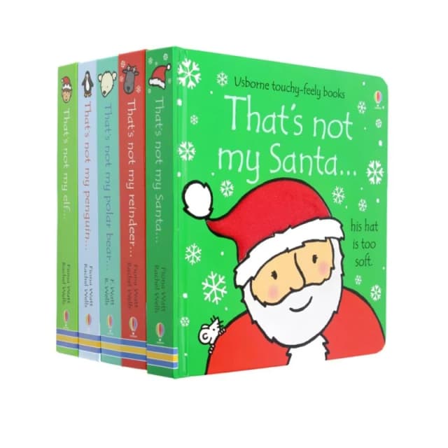 Usborne Thats Not My Christmas Collection 5 Book Set By Fiona Watt Touchy Feely Board Books Fiona Watt & Rachel Wells Books