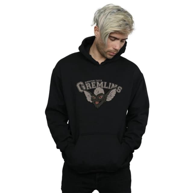 Gremlins Gremlins Men Kingston Falls Sport Hoodie in Black Size: Small Black S Male 5057864042252