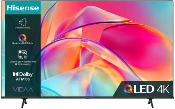 Hisense 43" 43E7KQTUK Smart 4K Ultra HD QLED TV