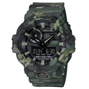 Casio G-SHOCK Standard Analog-Digital Watch GA-700CM-3A - Khaki Camouflage