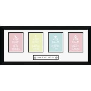 Keep Calm Girls Framed Photographic Print