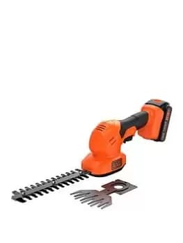 Black & Decker 18V Cordless Li-Ion Shear Shrubber With Blades (Bcss18D1-Gb)