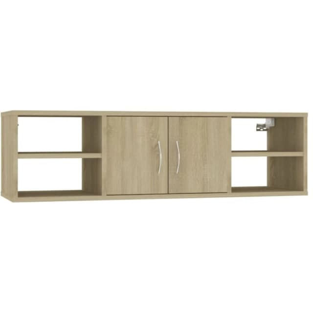 VIDAXL Vidaxl - Wall Shelf Sonoma Oak 102x30x29cm Engineered Wood 8720286541814