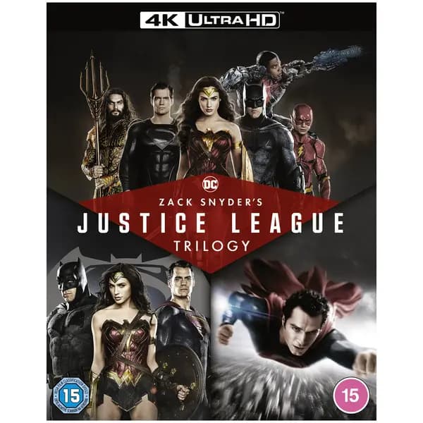 Zack Snyders Justice League Trilogy - 2021 4K Ultra HD Bluray Movie